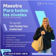 Profesora de Matemáticas,todos los niveles. 40años de experiencia. Álgebra, cálculo, estadísticas, analisis matemático